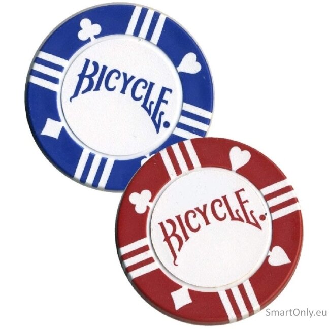 100 Pokerio žetonų rinkinys su dėklu Bicycle 2