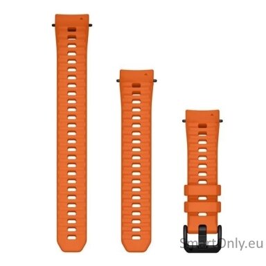 20 mm Watch Bands (Instinct E – 40 mm), Ember orange silicone