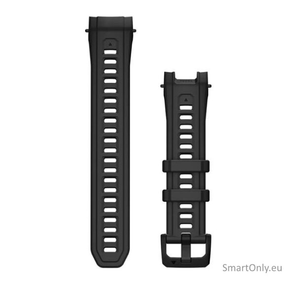 22 mm Watch Bands (Instinct 3 – 45 mm), Black Silicone