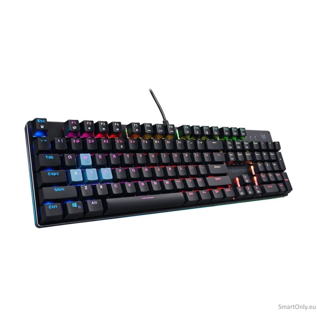 Acer Predator Aethon 303 | Keyboard | Wired | US | Kailh Blue | Black | Retail Pack 3 Acer Predator Aethon 303 | Keyboard | Wired | US | Kailh Blue | Black | Retail Pack 3