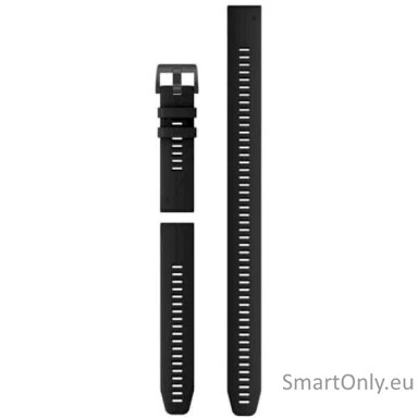 Acc, Descent, 22mm, 3-pc, Silicone Dive Band, Black