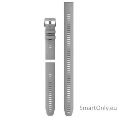 Acc, Descent, 22mm, 3-pc, Silicone Dive Band, Powder Gray