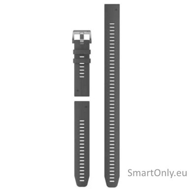 Acc, Descent, 22mm, 3-pc, Silicone Dive Band, Slate Gray