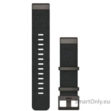 Acc,MARQ, QuickFit 22m, Jacquard Weave Nylon Strap,Hthrd Blk