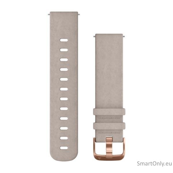 Acc, vivomove HR Replacement Band, Gray Leather, One-size Acc, vivomove HR Replacement Band, Gray Leather, One-size