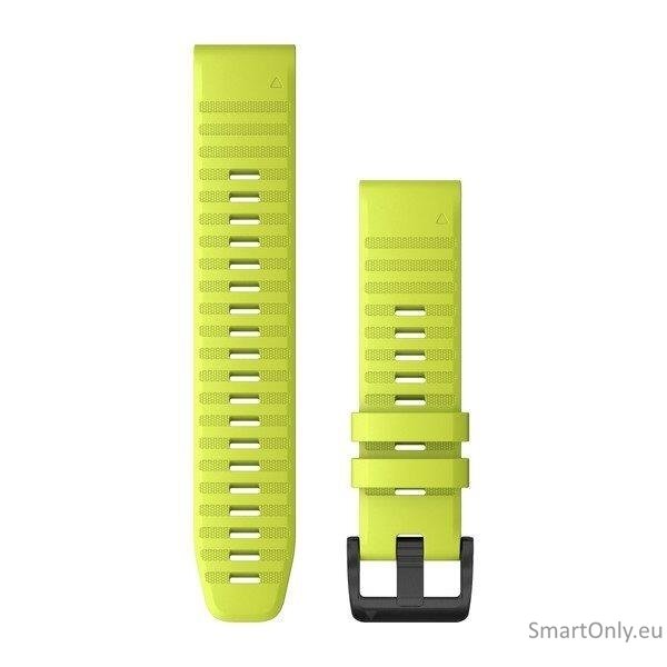 Acc,fenix 6 22mm QuickFit Amp Yellow Silicone Band