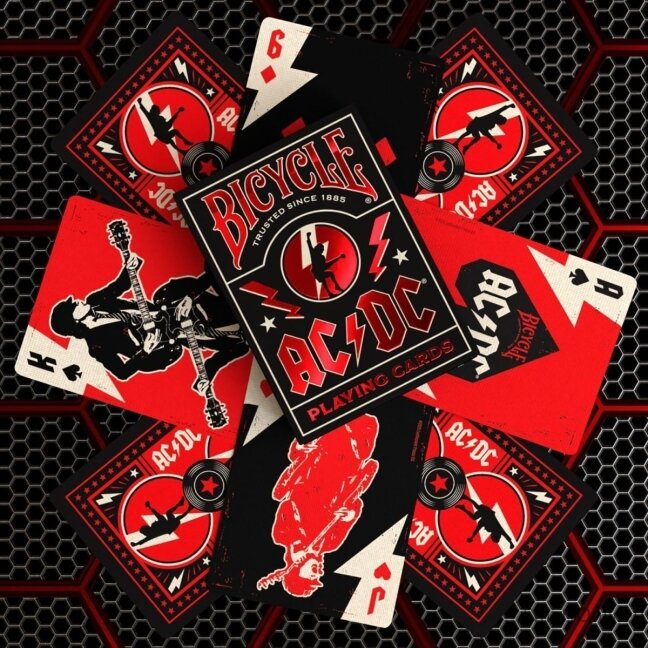 AC/DC žaidimo kortos Bicycle 5