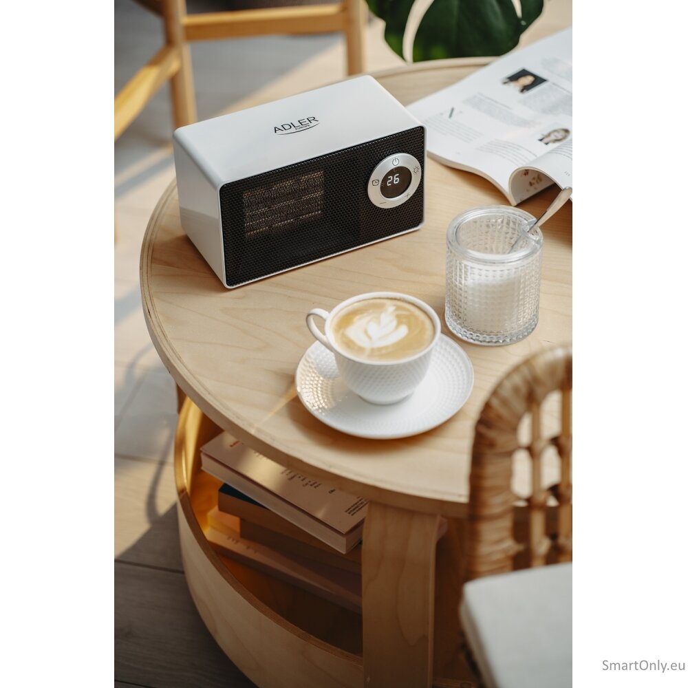 Adler | AD 7746 | Ceramic fan heater | 1000 W | Number of power levels 2 | White 4