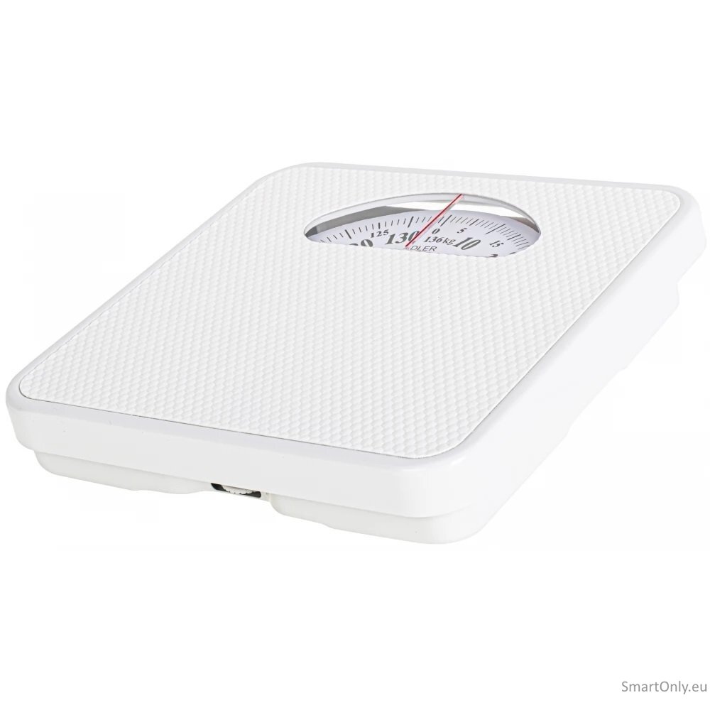 Adler | Mechanical Bathroom Scale | AD 8179w | Maximum weight (capacity) 136 kg | Accuracy 1000 g | White 1 Adler | Mechanical Bathroom Scale | AD 8179w | Maximum weight (capacity) 136 kg | Accuracy 1000 g | White 1