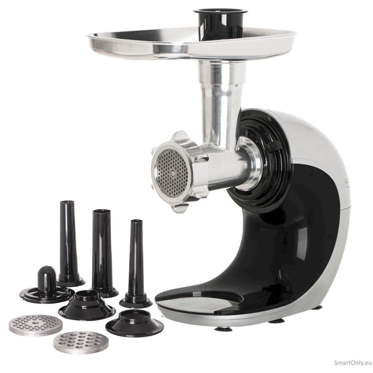 Adler Slow-speed juicer 3in1 - Meat mincer, Juicer, Vegetable grater AD 4131 Type Slow Juicer Stainless Steel 150 W Number of speeds 1 90-105 RPM Adler Slow-speed juicer 3in1 - Meat mincer, Juicer, Vegetable grater AD 4131 Type Slow Juicer Stainless Steel 150 W Number of speeds 1 90-105 RPM