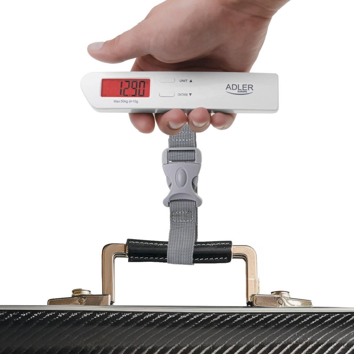 Adler | Travel Luggage Scale | AD 8191 | Maximum weight (capacity) 50 kg | Accuracy 10 g | Grey 4 Adler | Travel Luggage Scale | AD 8191 | Maximum weight (capacity) 50 kg | Accuracy 10 g | Grey 4