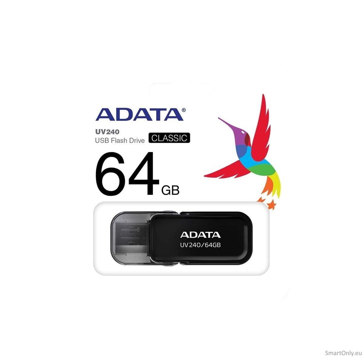 ADATA | DashDrive UV240 | 64 GB | USB 2.0 | Black 1 ADATA | DashDrive UV240 | 64 GB | USB 2.0 | Black 1