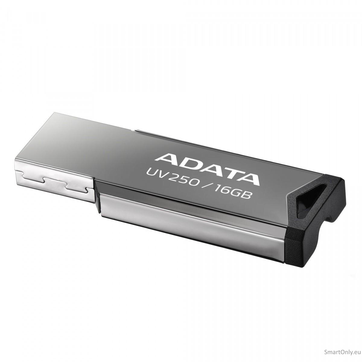 ADATA | FlashDrive UV250 | 16 GB | USB 2.0 | Silver ADATA | FlashDrive UV250 | 16 GB | USB 2.0 | Silver