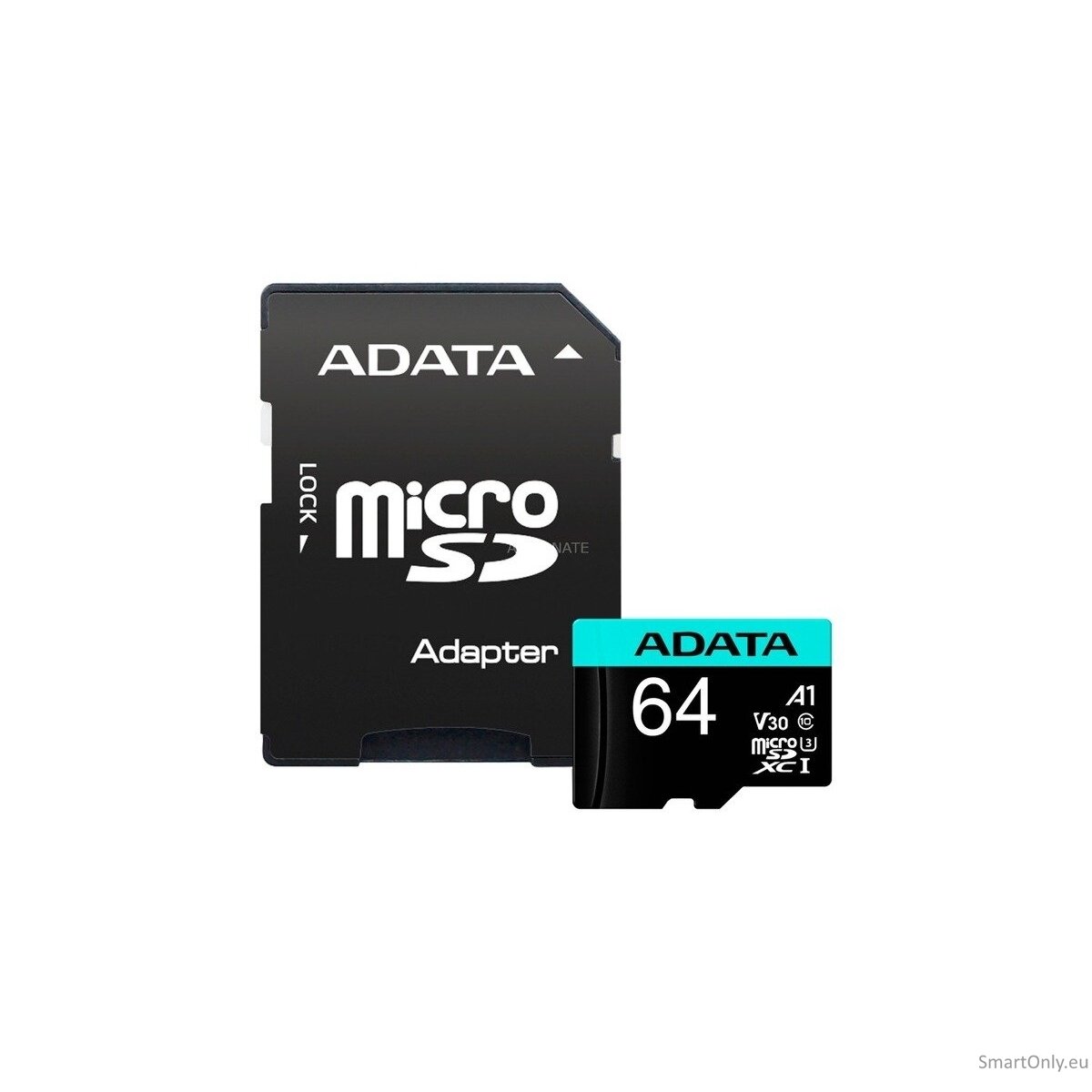 ADATA | Premier Pro UHS-I U3 V30S | 64 GB | MicroSDXC | Flash memory class 10 | Adapter ADATA | Premier Pro UHS-I U3 V30S | 64 GB | MicroSDXC | Flash memory class 10 | Adapter