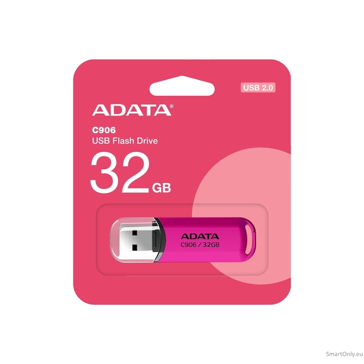 ADATA | USB Flash Drive | C906 | 32 GB | USB 2.0 | Pink ADATA | USB Flash Drive | C906 | 32 GB | USB 2.0 | Pink