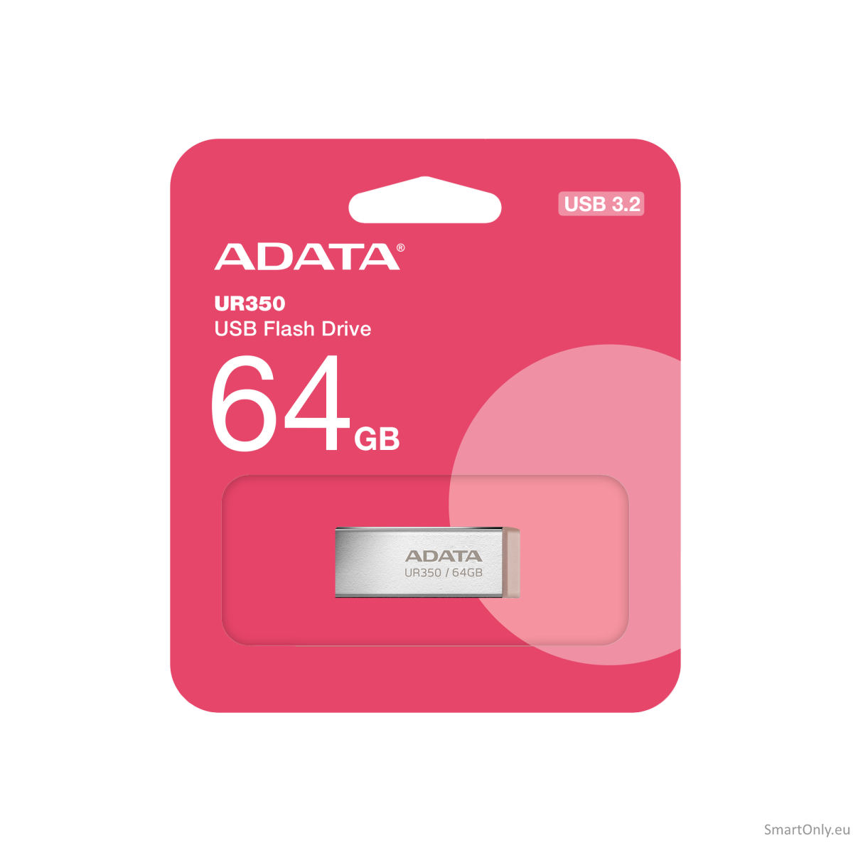 ADATA | USB Flash Drive | UR350 | 64 GB | USB 3.2 Gen1 | Brown 3