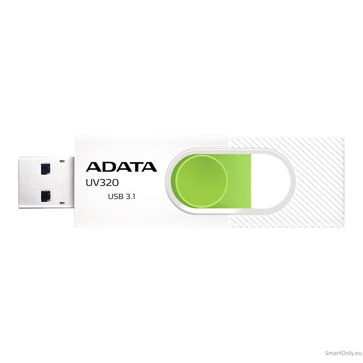 ADATA | UV320 | 64 GB | USB 3.1 | White/Green ADATA | UV320 | 64 GB | USB 3.1 | White/Green