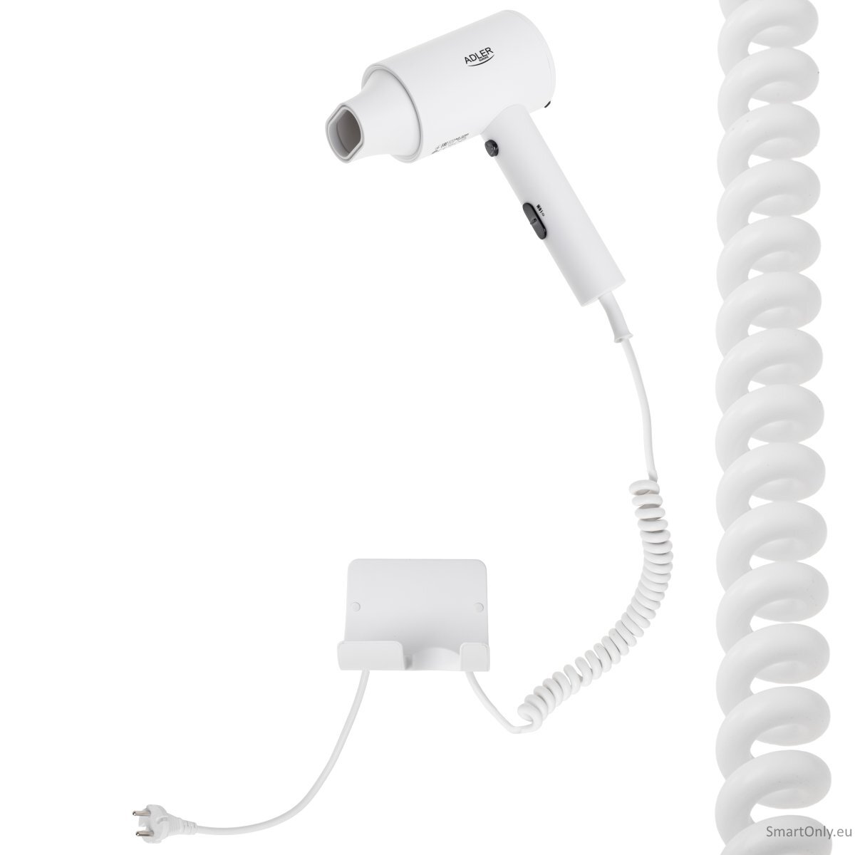 Adler AD 2285 Wall-Mount Hair Dryer, White 10 Adler AD 2285 Wall-Mount Hair Dryer, White 10