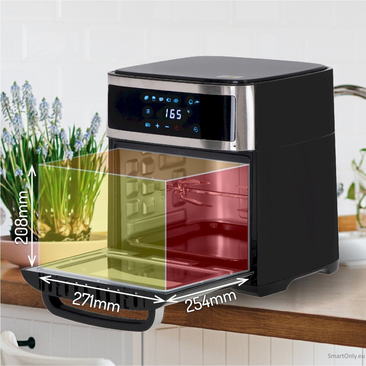 Adler Airfryer Oven AD 6309 Power 1700 W Capacity 13 L Stainless steel/Black 11 Adler Airfryer Oven AD 6309 Power 1700 W Capacity 13 L Stainless steel/Black 11