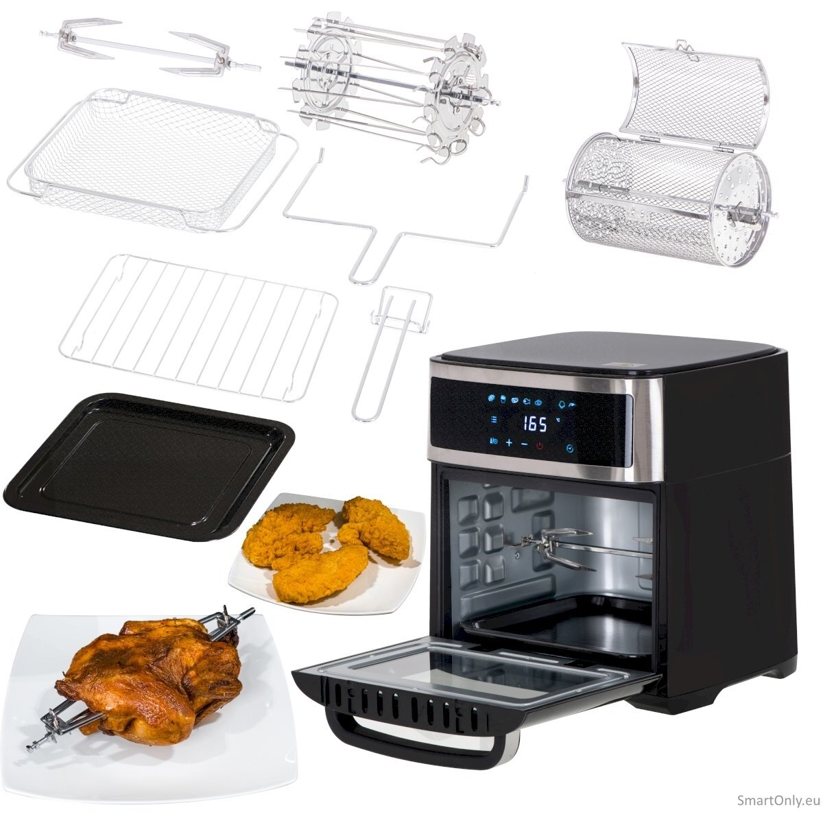 Adler Airfryer Oven AD 6309 Power 1700 W Capacity 13 L Stainless steel/Black 7 Adler Airfryer Oven AD 6309 Power 1700 W Capacity 13 L Stainless steel/Black 7