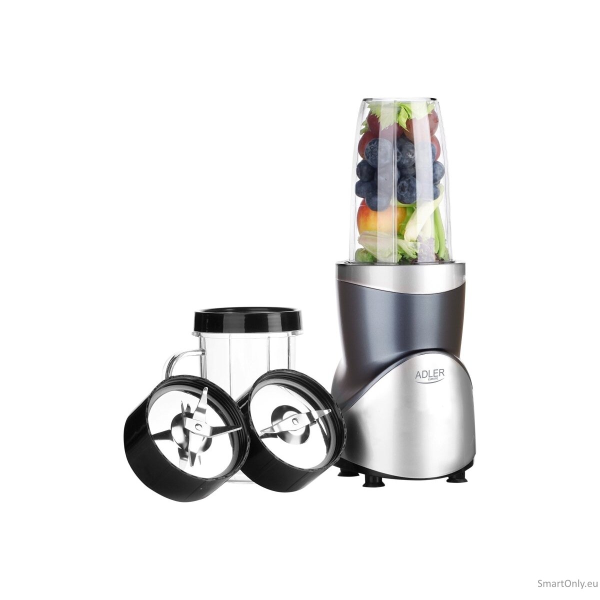 Adler Blender Smoothie Set AD 4084 Tabletop 1200 W Jar material BPA-Free EU Plug 12 Adler Blender Smoothie Set AD 4084 Tabletop 1200 W Jar material BPA-Free EU Plug 12