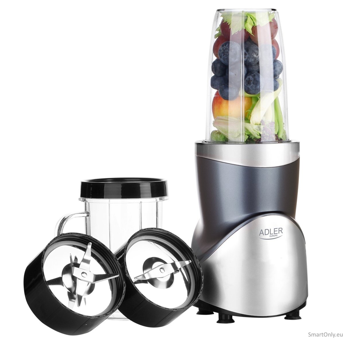 Adler Blender Smoothie Set AD 4084 Tabletop 1200 W Jar material BPA-Free EU Plug