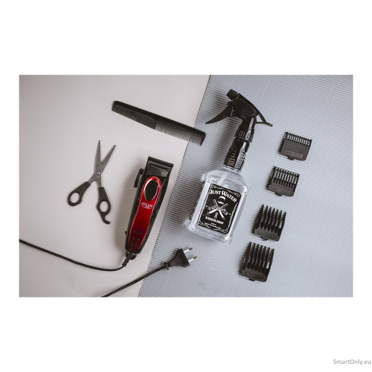 Adler Hair clipper AD 2825 Corded, Red 13 Adler Hair clipper AD 2825 Corded, Red 13