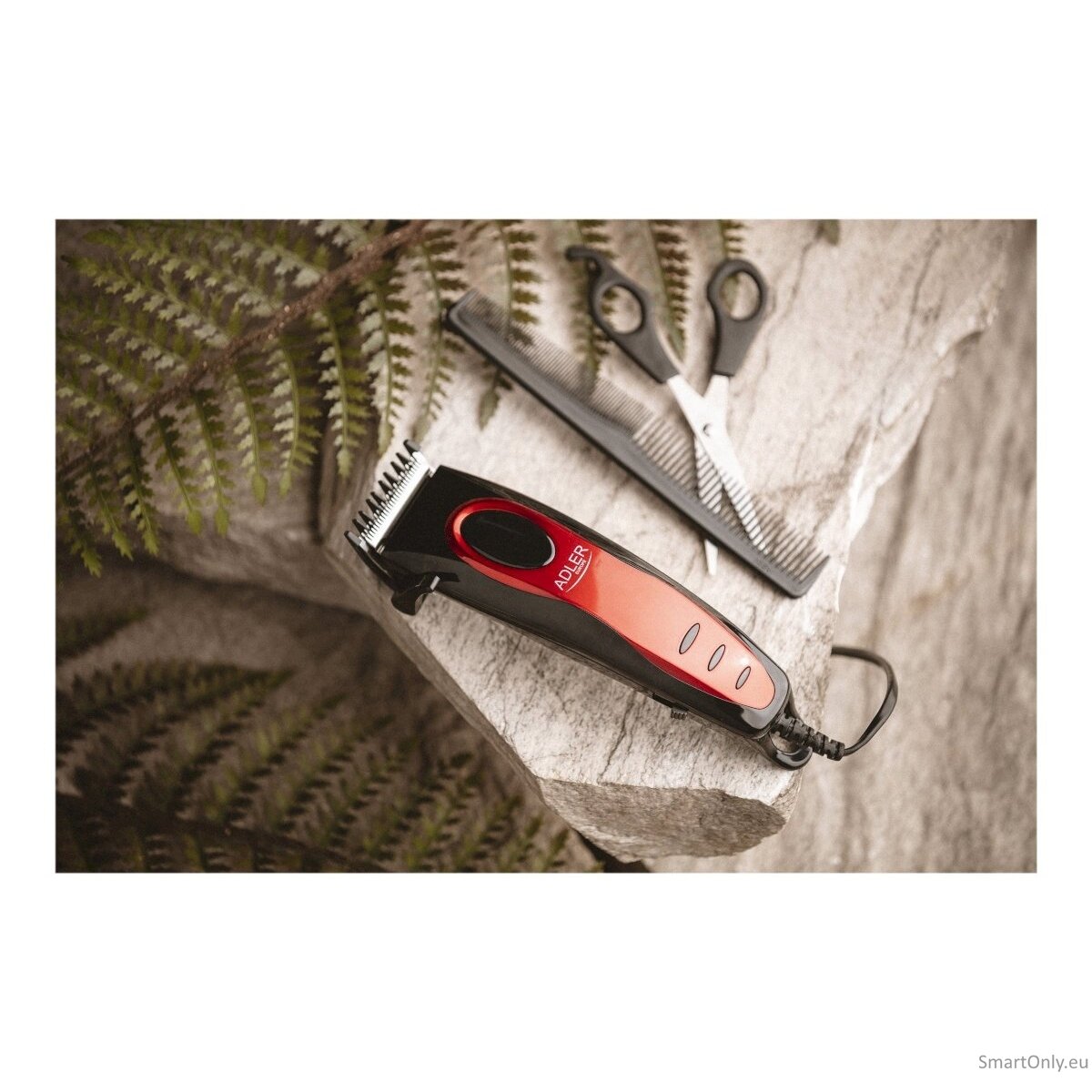 Adler Hair clipper AD 2825 Corded, Red 14