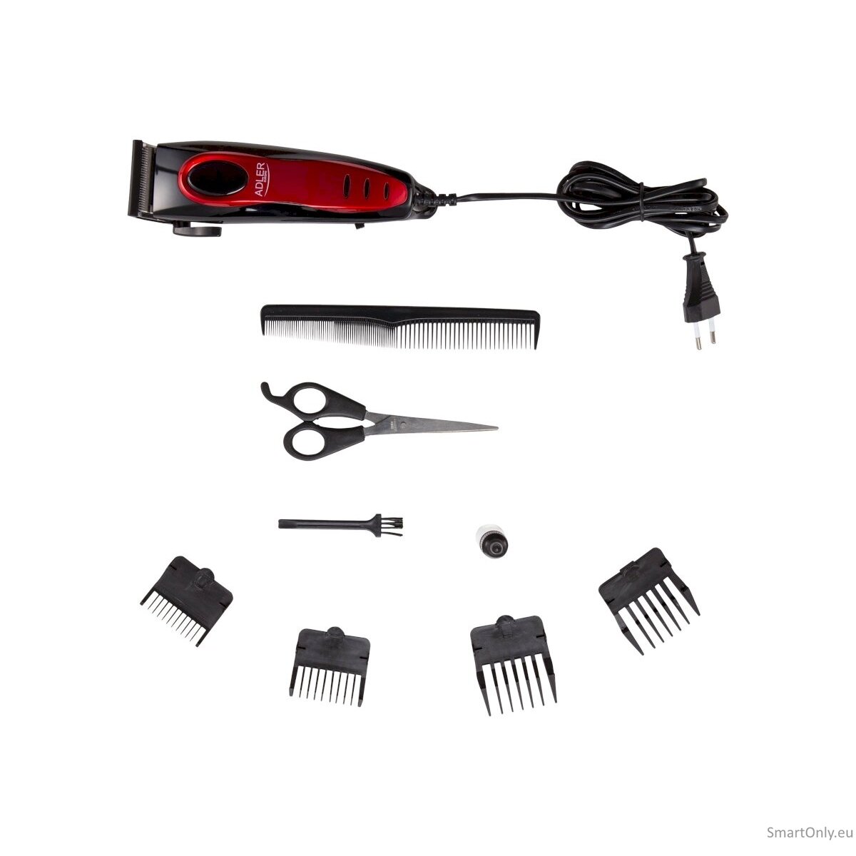 Adler Hair clipper AD 2825 Corded, Red 6 Adler Hair clipper AD 2825 Corded, Red 6