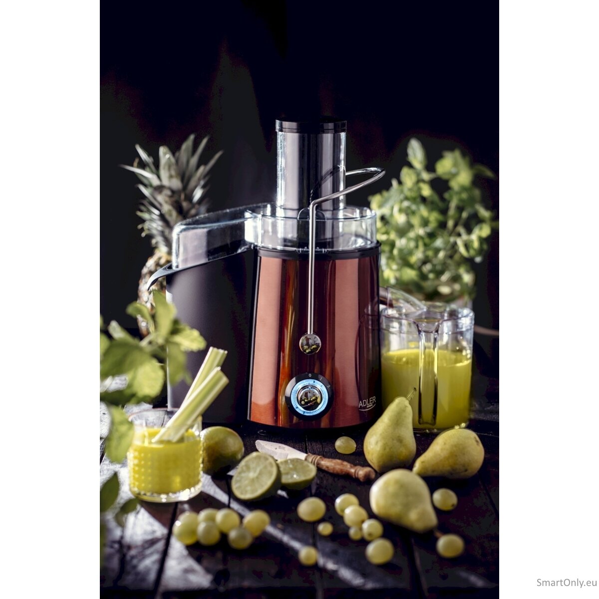 Adler Juicer AD 4129 Type Juicer maker Copper 1000 W Number of speeds 2 5 Adler Juicer AD 4129 Type Juicer maker Copper 1000 W Number of speeds 2 5