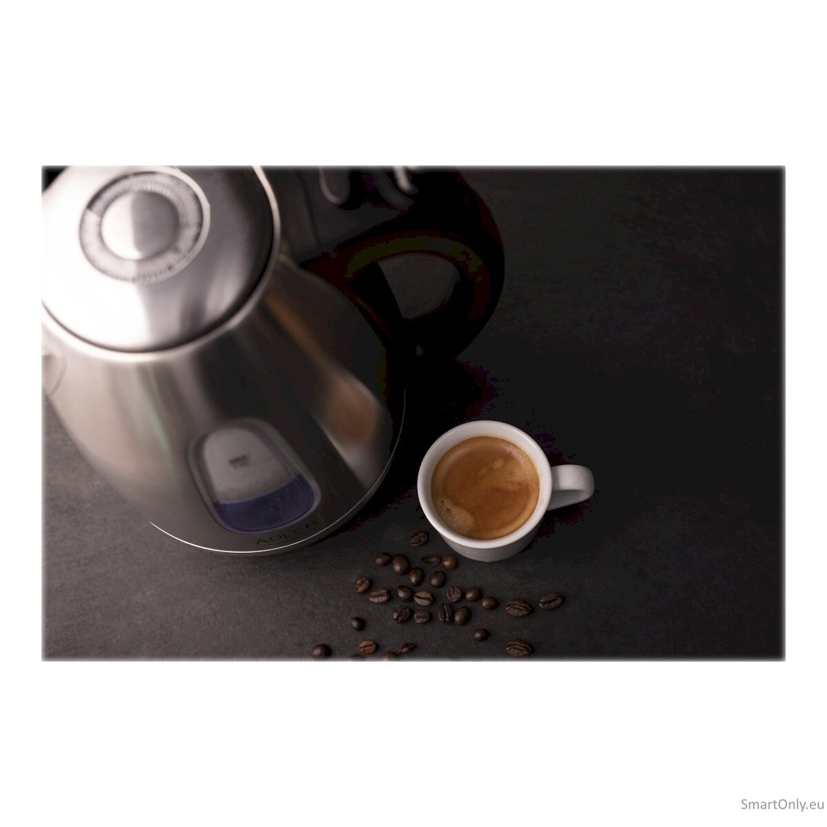 Adler Kettle AD 1223 Standard 2200 W 1.7 L Stainless steel 360° rotational base Stainless steel 16 Adler Kettle AD 1223 Standard 2200 W 1.7 L Stainless steel 360° rotational base Stainless steel 16
