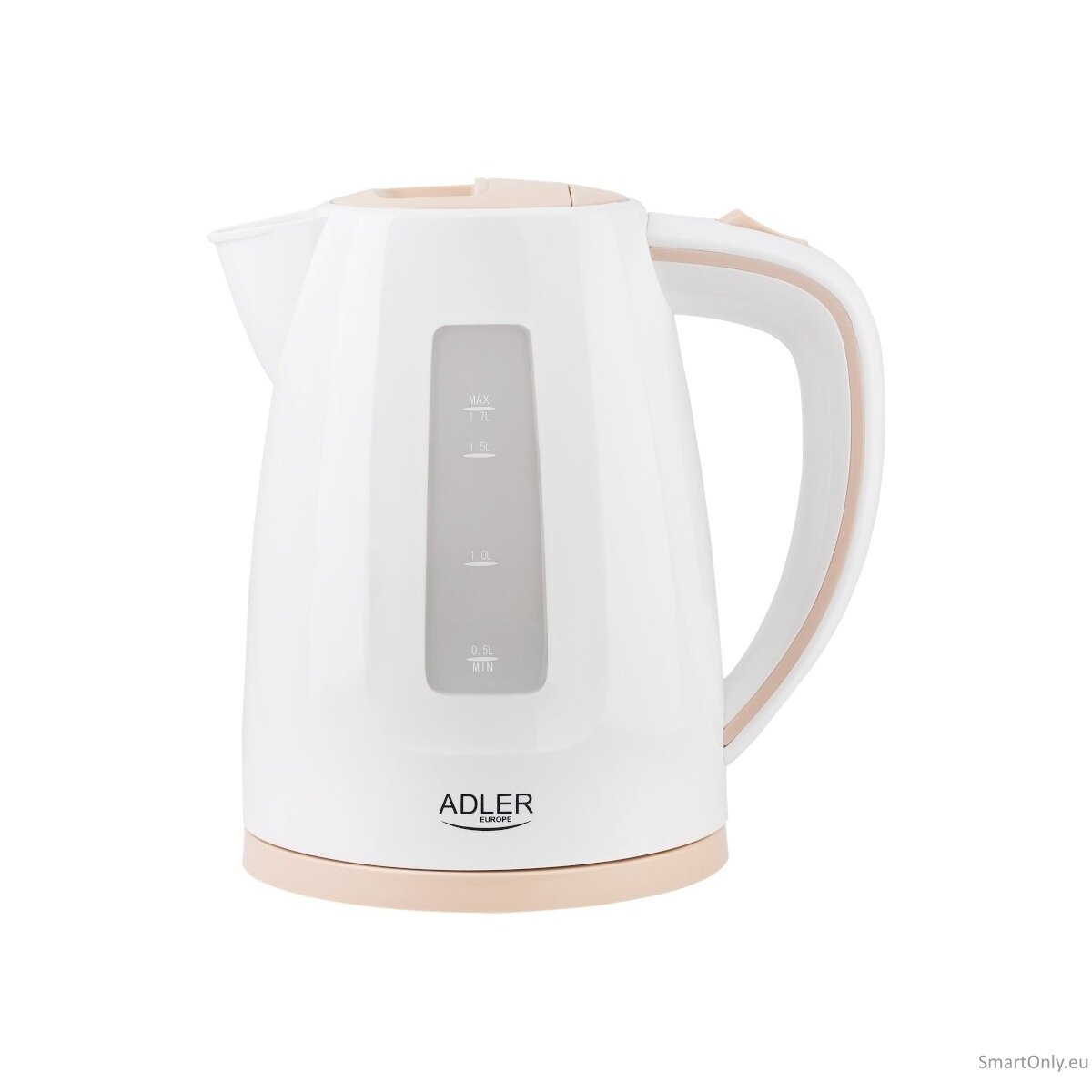 Adler Kettle AD 1264 Standard 2200 W 1.7 L Plastic 360° rotational base White 3 Adler Kettle AD 1264 Standard 2200 W 1.7 L Plastic 360° rotational base White 3