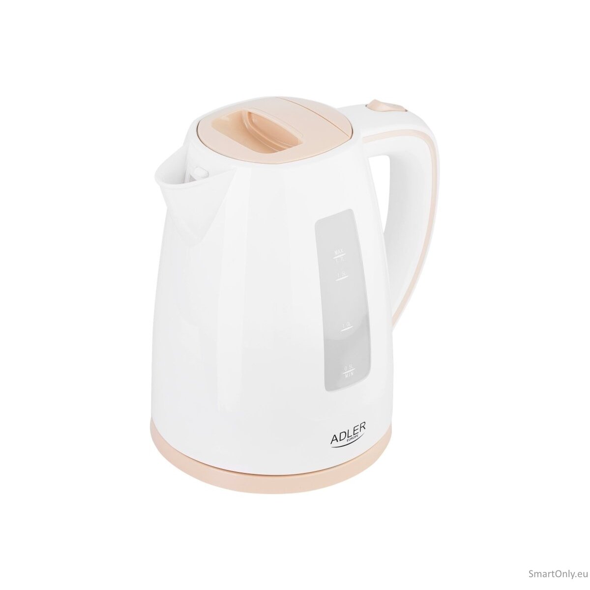 Adler Kettle AD 1264 Standard 2200 W 1.7 L Plastic 360° rotational base White 4 Adler Kettle AD 1264 Standard 2200 W 1.7 L Plastic 360° rotational base White 4