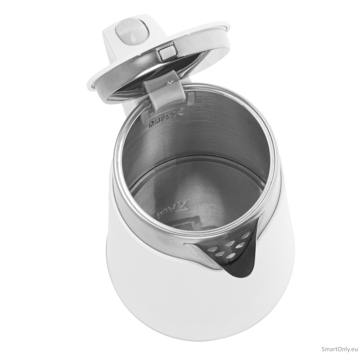 Adler | Kettle | AD 1372 | Electric | 800 W | 0.6 L | Plastic/Stainless steel | 360° rotational base | White 6 Adler | Kettle | AD 1372 | Electric | 800 W | 0.6 L | Plastic/Stainless steel | 360° rotational base | White 6