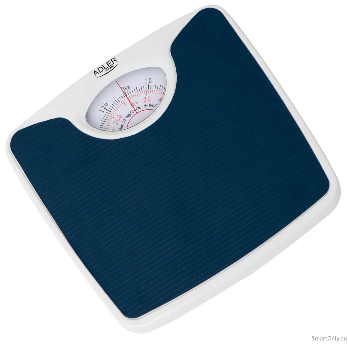 Adler | Mechanical bathroom scale | AD 8151b | Maximum weight (capacity) 130 kg | Accuracy 1000 g | Blue/White 1