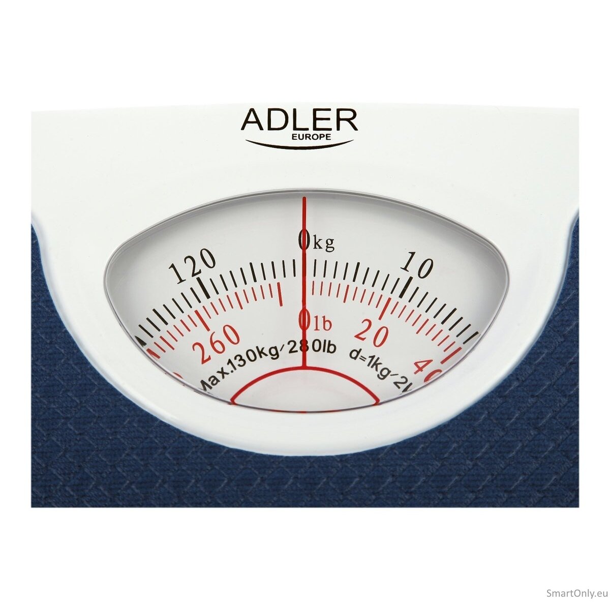 Adler | Mechanical bathroom scale | AD 8151b | Maximum weight (capacity) 130 kg | Accuracy 1000 g | Blue/White 6
