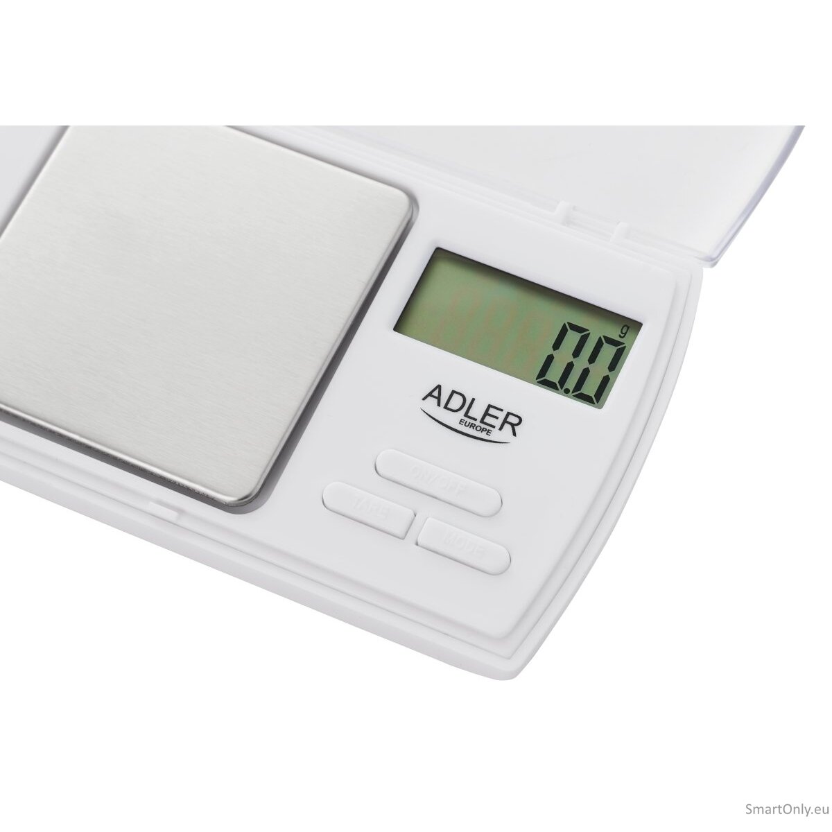 Adler Precision scale AD 3161 Maximum weight (capacity) 0.5 kg, Accuracy 0.01 g, White 3 Adler Precision scale AD 3161 Maximum weight (capacity) 0.5 kg, Accuracy 0.01 g, White 3