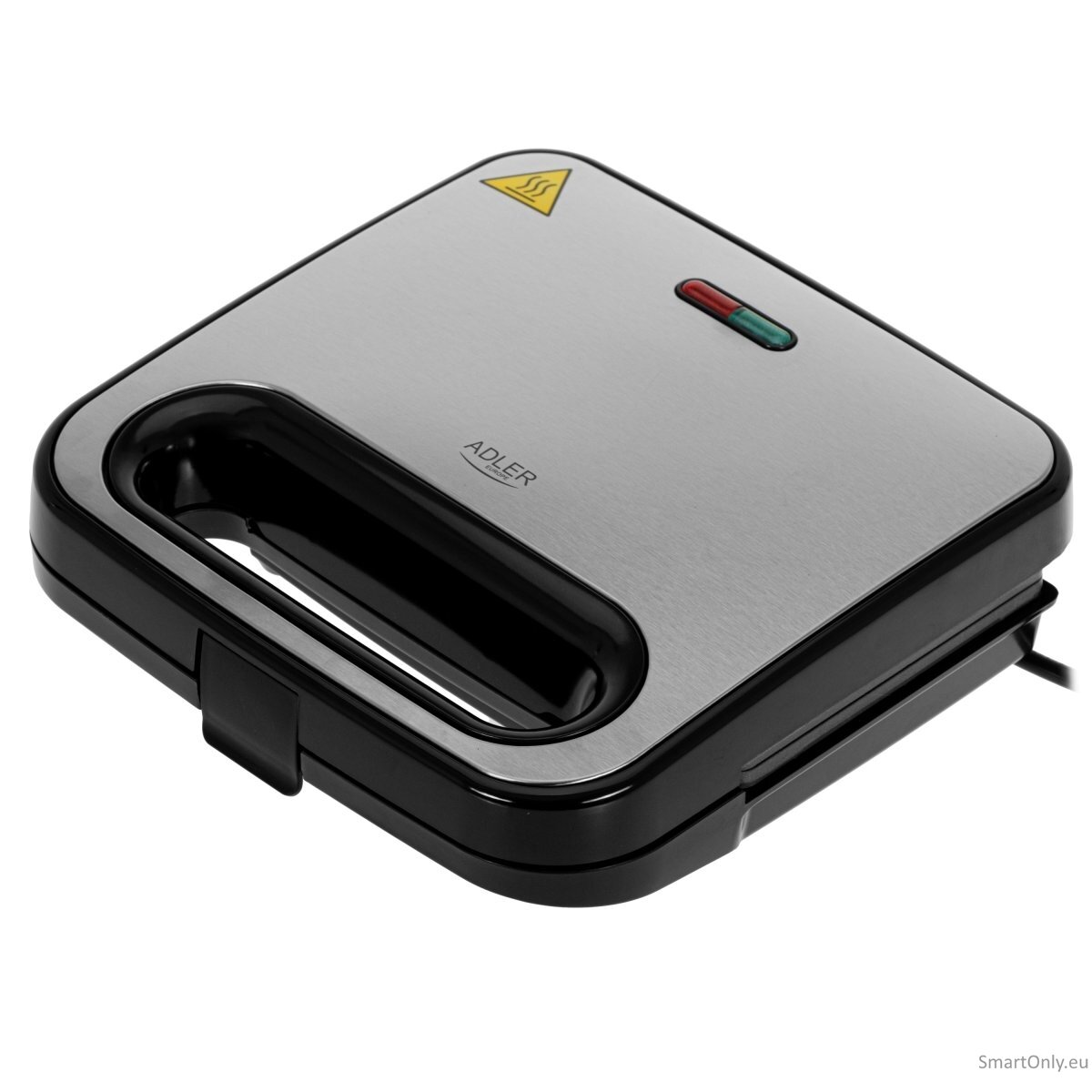 Adler Sandwich Maker | AD 3076 | 1000 W | Number of plates 1 | Black/Silver Adler Sandwich Maker | AD 3076 | 1000 W | Number of plates 1 | Black/Silver