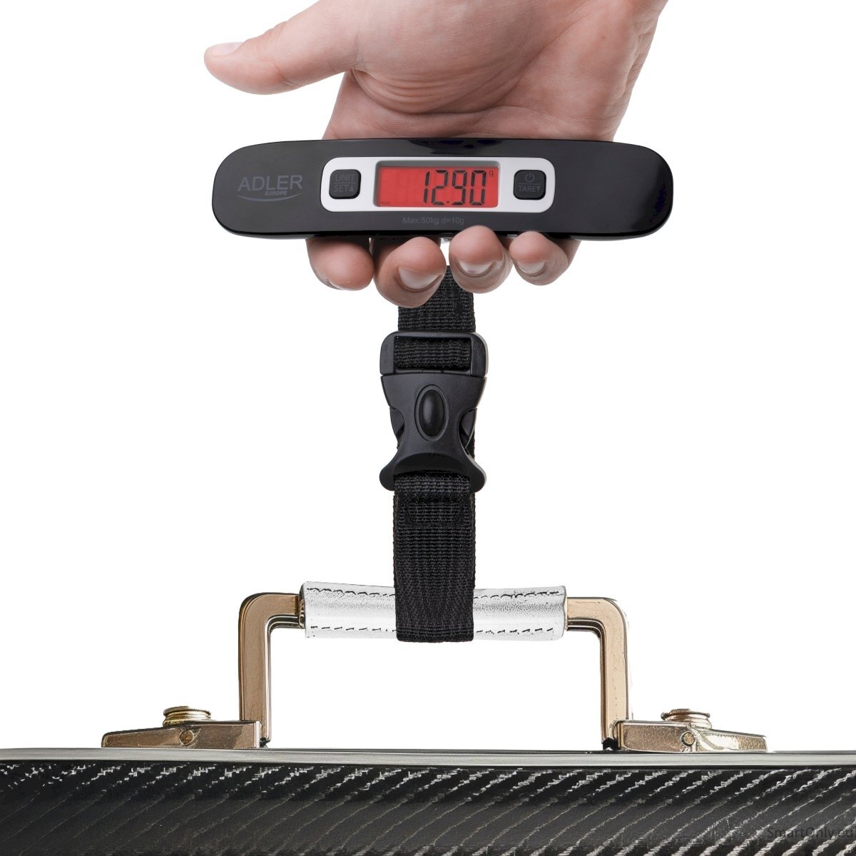 Adler | Travel Luggage Scale | AD 8190 | Maximum weight (capacity) 50 kg | Accuracy 10 g | Black 3 Adler | Travel Luggage Scale | AD 8190 | Maximum weight (capacity) 50 kg | Accuracy 10 g | Black 3