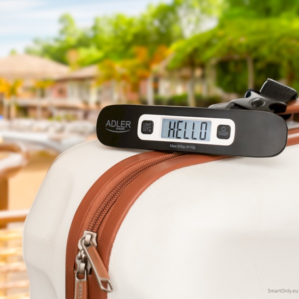Adler | Travel Luggage Scale | AD 8190 | Maximum weight (capacity) 50 kg | Accuracy 10 g | Black 6 Adler | Travel Luggage Scale | AD 8190 | Maximum weight (capacity) 50 kg | Accuracy 10 g | Black 6