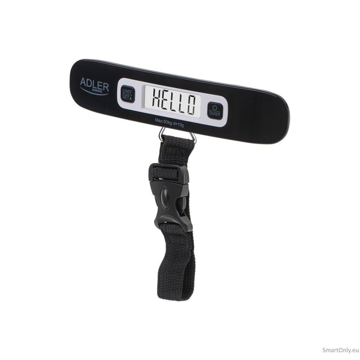 Adler | Travel Luggage Scale | AD 8190 | Maximum weight (capacity) 50 kg | Accuracy 10 g | Black 8