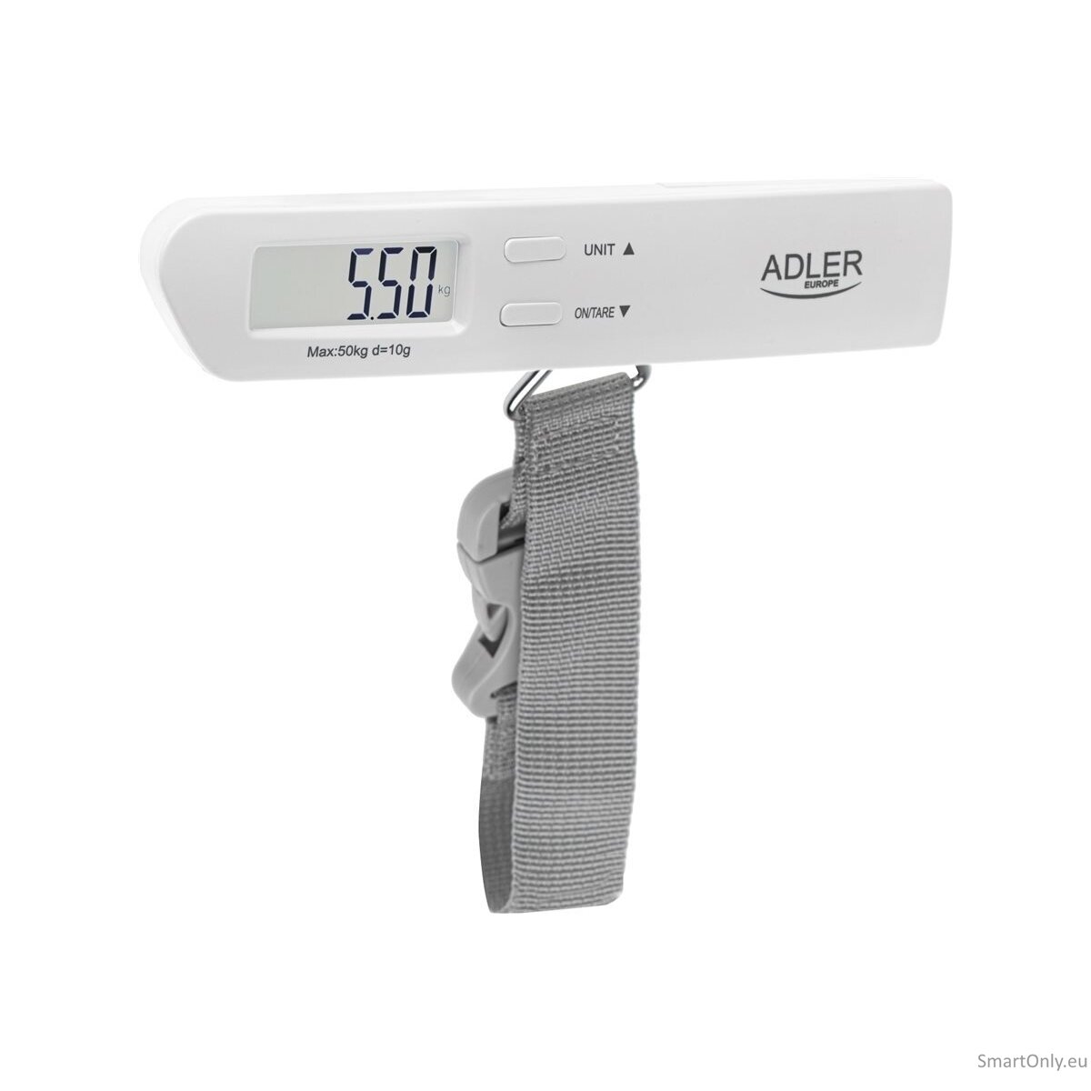 Adler | Travel Luggage Scale | AD 8191 | Maximum weight (capacity) 50 kg | Accuracy 10 g | Grey 7