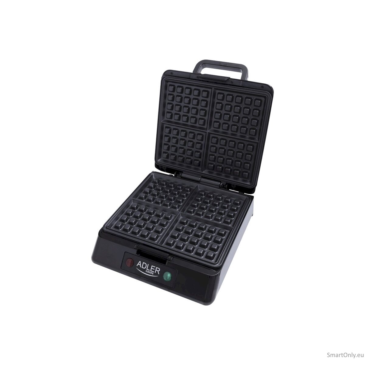 Adler Waffle maker AD 3036 1500 W Number of pastry 4 Belgium Black 3 Adler Waffle maker AD 3036 1500 W Number of pastry 4 Belgium Black 3