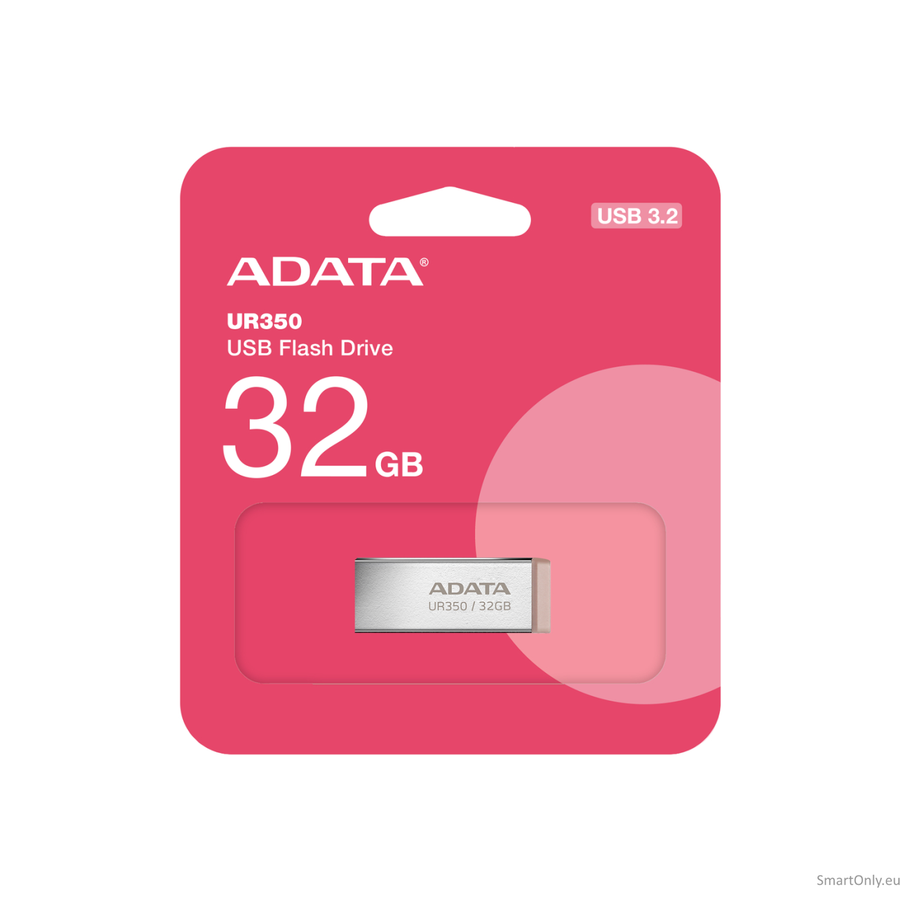 ADATA | USB Flash Drive | UR350 | 32 GB | USB 3.2 Gen1 | Brown 3
