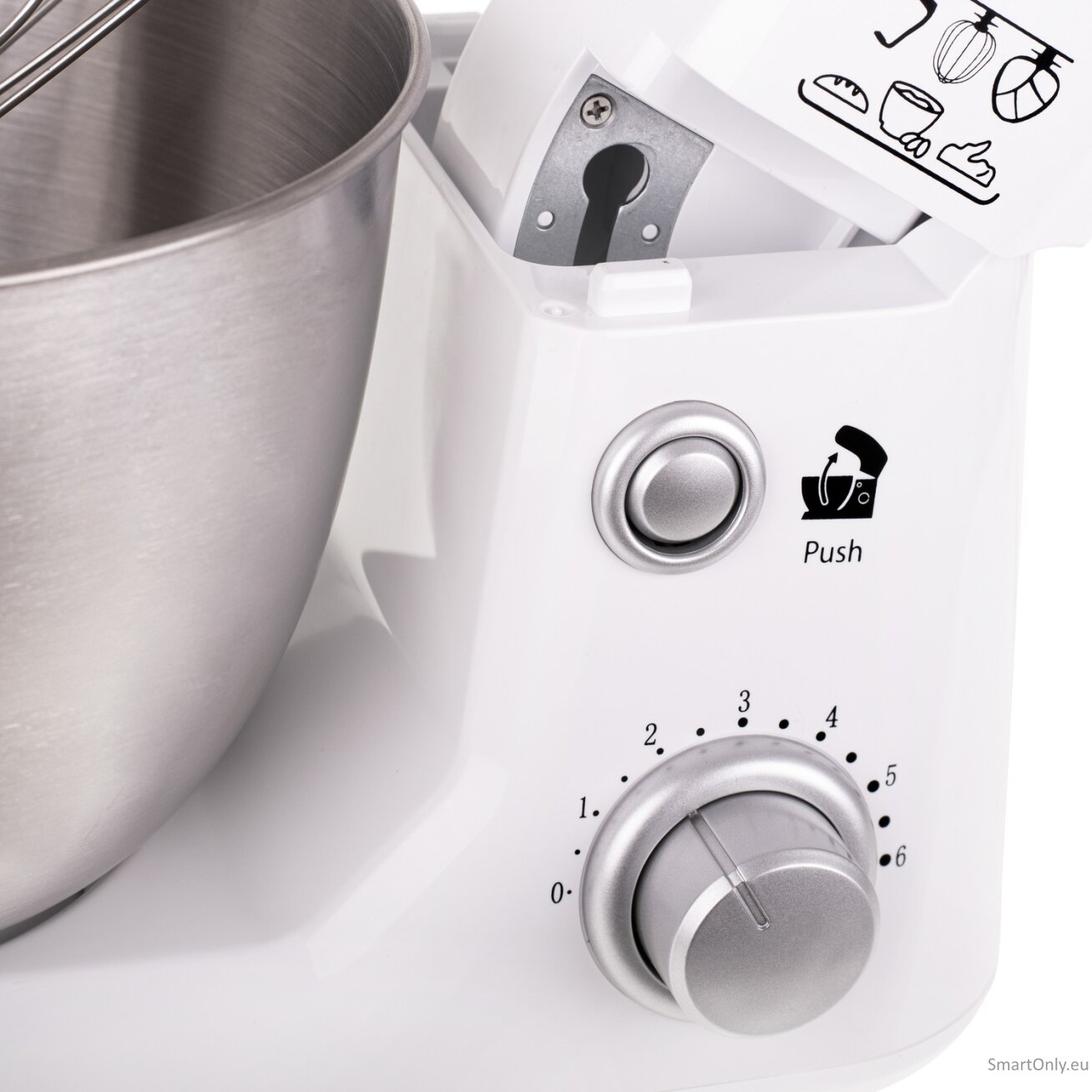 Adler | AD 4216 | 1000 W | Number of speeds 6 | Bowl capacity 4 L | White 4 Adler | AD 4216 | 1000 W | Number of speeds 6 | Bowl capacity 4 L | White 4