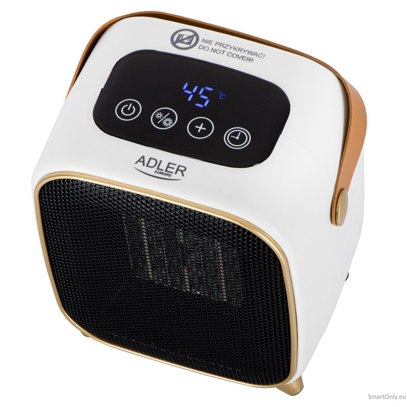 Adler AD 7762 Ceramic Fan Heater with LED Display, Cool Air Fan 3