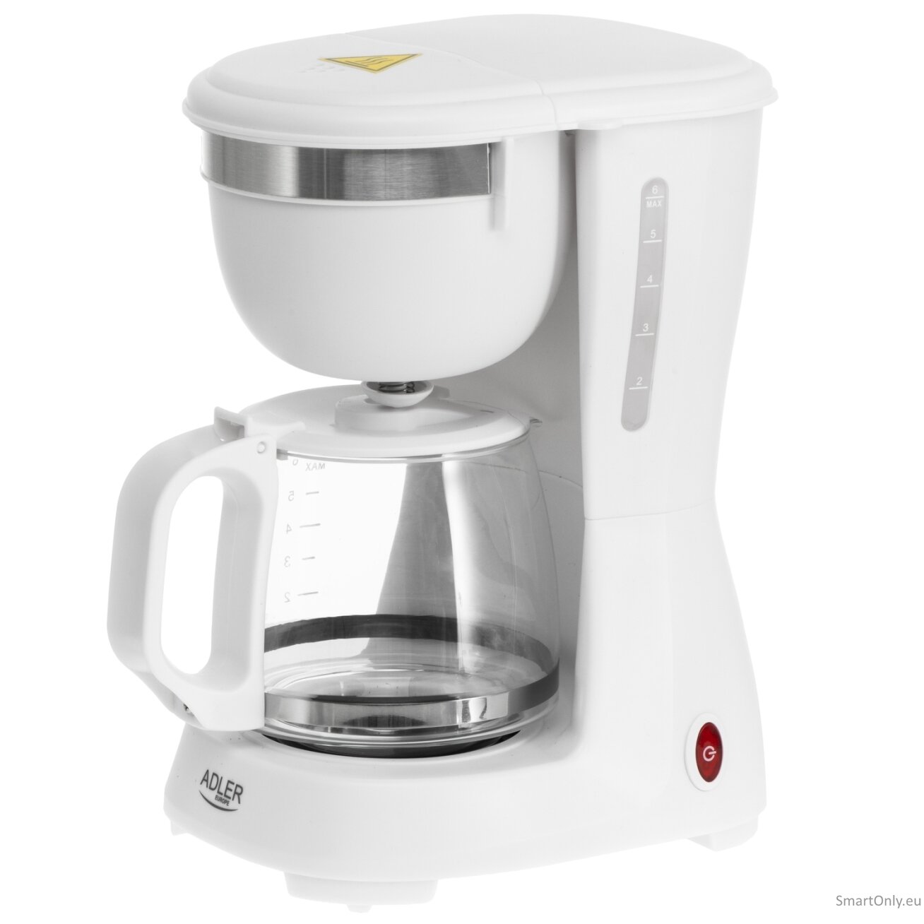 Adler Coffee Maker | AD 4381w | Drip | 600 W | White 1 Adler Coffee Maker | AD 4381w | Drip | 600 W | White 1