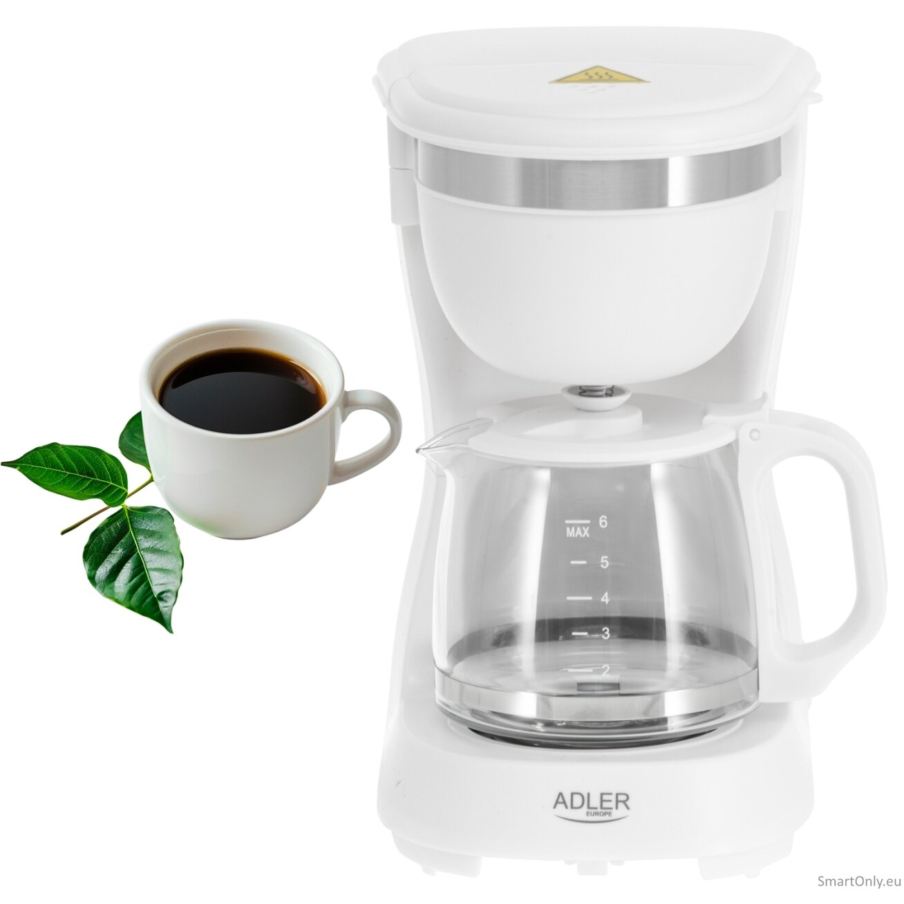 Adler Coffee Maker | AD 4381w | Drip | 600 W | White 4