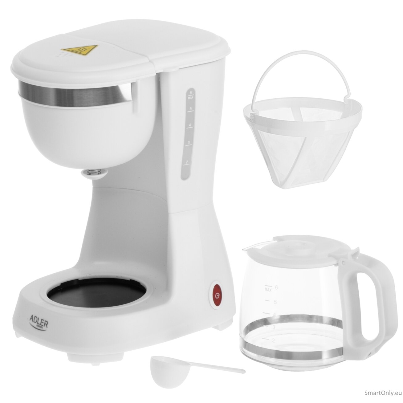Adler Coffee Maker | AD 4381w | Drip | 600 W | White 7 Adler Coffee Maker | AD 4381w | Drip | 600 W | White 7