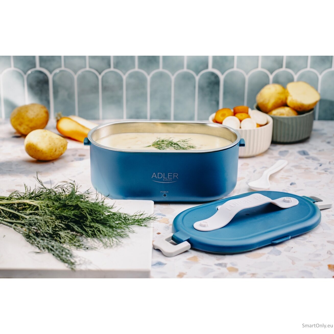 Adler Electric Lunch Box | AD 4505 | Material Plastic | Blue 8